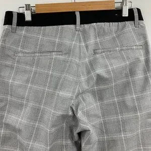 Zara Pants Zara Mens Slim Fit Elastic Waist Checkered Stretch